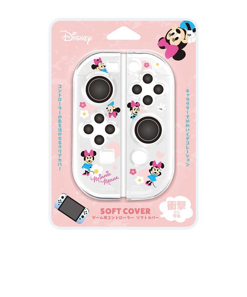 PGA ゲーム用コントローラー ソフトカバー Premium Style ミニーマウス PGDJC02MNE<br>★こちらの商品は人気商品のため、色違い・仕様違い等含め「一家族1台限り」でのご協力をお願いしております。