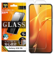 レイアウト　Galaxy A36 5G Like standard ガラスフィルム 平面保護 硬度10H 光沢 RTGA36FSCG