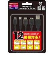 コロンバスサークル マルチゲームUSB充電ケーブル V4 マルチゲームUSBケーブルV4