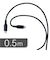 ORIGINALBASIC　PD対応 Type-C to Type-Cケーブル 0.5m シリコーン素材 やわらかい 抗菌仕様 SIAA認証 ブラック OBUCS2CC050K