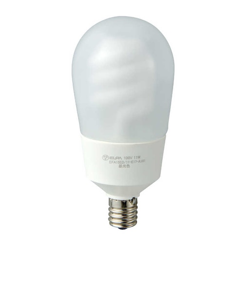 ELPA　電球型蛍光灯 ミニクリタイプ EFA15ED11E17A161