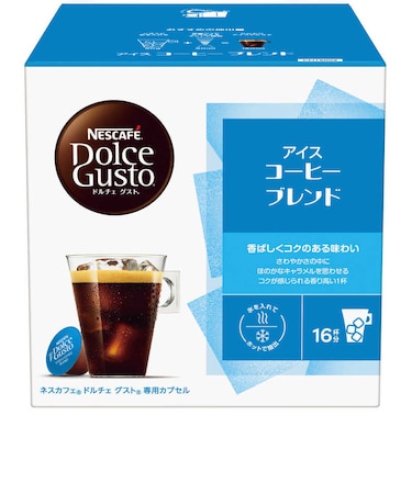 ネスレ日本　ドルチェグスト専用カプセル｢アイスコーヒーブレンド｣(16杯分) CFI16002