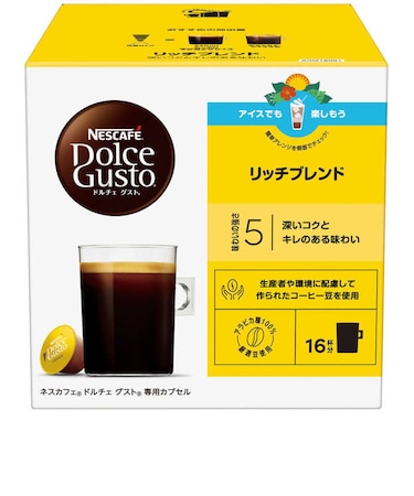 ネスレ日本　ドルチェグスト専用カプセル｢リッチブレンド｣(16杯分) ARM16001