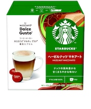 ネスレ日本 ネスカフェ ドルチェグスト 専用カプセル スターバックス ヘーゼルナッツマキアート(6杯分) NDGSHN01
