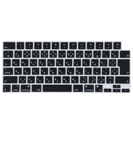 ナカバヤシ　MacBookAir MacBookPro両対応 キーボードカバー KSLMB01BK