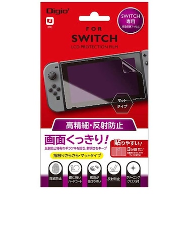 ナカバヤシ　ニンテンドーSWITCH専用 液晶保護フィルム 高精細・反射防止 マットタイプ ｽｲｯﾁﾎｺﾞﾌｨﾙﾑｺｳｾｲｻｲﾊﾝｼ