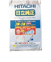 日立　掃除機用紙パック (5枚入) ｢抗菌防臭 3種･3層HEパックフィルター｣(シールふたなし) GP110F