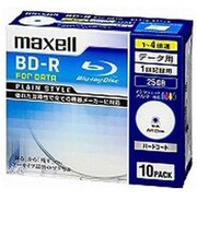 マクセル データ用BD-R(1-4倍速対応/25GB)10枚パック BR25PPLWPB.10S