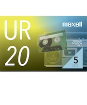 マクセル オーディオカセットテープ20分5巻パック UR20N5P