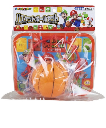 マルカ　SUPER MARIO バスケットボールセット ﾏﾘｵﾊﾞｽｹｯﾄﾎﾞﾙｾｯﾄ