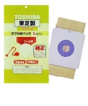 東芝　掃除機用紙パック (5枚入) 防臭加工 シール弁付きダブル紙パック VPF6