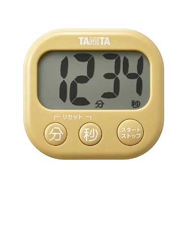 タニタ　抗菌でか見えタイマーYL マスタードイエロー TD429YL
