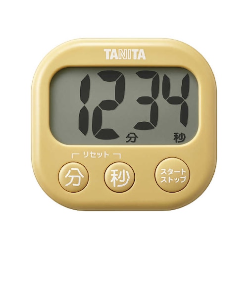 タニタ　抗菌でか見えタイマーYL マスタードイエロー TD429YL