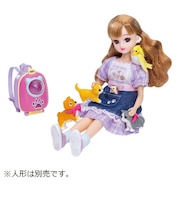タカラトミー　リカちゃん わんにゃんリュック＆ペットいっぱいセット ﾘｶﾜﾝﾆｬﾝﾘｭｯｸﾍﾟｯﾄｲｯﾊﾟｲ