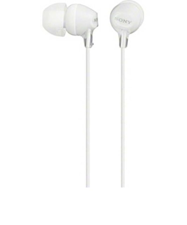 ソニー　有線イヤホン カナル型 ［φ3.5mm ミニプラグ］ ホワイト MDREX15LPW