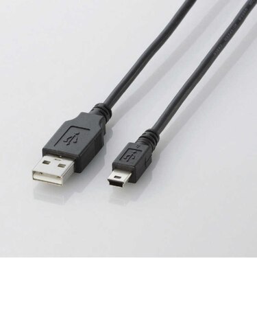 エレコム　3.0m USB2.0ケーブル 【A】⇔【miniB】 U2CM30BK