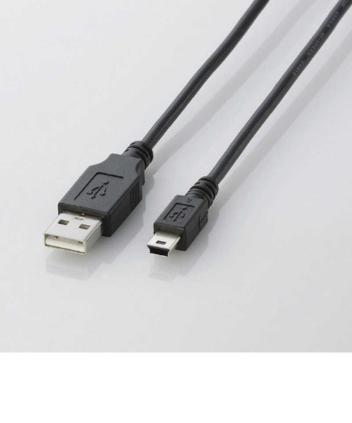 エレコム　3.0m USB2.0ケーブル 【A】⇔【miniB】 U2CM30BK