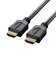 ORIGINALBASIC　HDMIケーブル ブラック [1m /HDMI⇔HDMI /スタンダードタイプ /4K対応] BICHDMI10BK