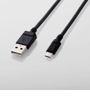 エレコム　2A対応やわらかmicroUSBケーブル(0.7m) MPAAMBY2U07BK