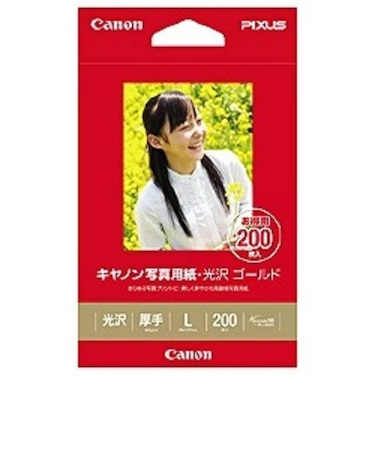 キヤノン　写真用紙 光沢 ゴールド L判 200枚 GL101L200