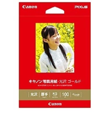 キヤノン　写真用紙･光沢 ゴールド(KGサイズ･100枚) GL101KG100