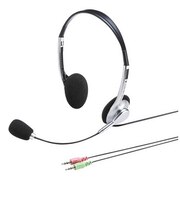 サンワサプライ　ヘッドセット[φ3.5mm ミニプラグ]マルチメディアPCヘッドセット(シルバー) MMHS515SVN