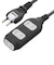 ビックアイデア　電源タップ3個口2m ［2.0m / 3個口 / スイッチ無］ ブラック BIMT321K