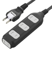ビックアイデア　電源タップ4個口2m ［2.0m / 4個口 / スイッチ無］ ブラック BIMT421K