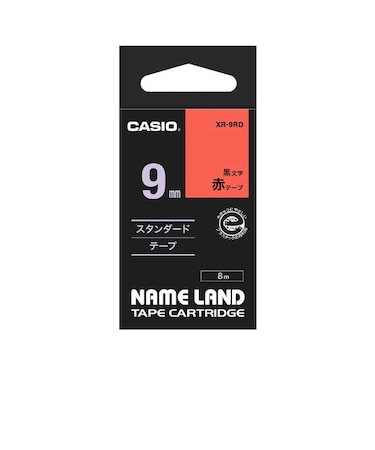 カシオ　ネームランド テープカートリッジ(スタンダードテープ･9mm) XR9RD