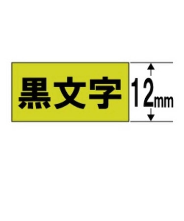カシオ　ネームランド テープカートリッジ ハンディーテープ(12mm) XR12FGN