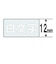 カシオ　ネームランド テープカートリッジ(白文字テープ･12mm) XR12AX
