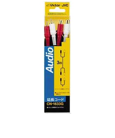 JVC　AVコード ピンジャック×2⇔ピンプラグ×2 (3.0m) CN1633G