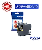 ブラザー　純正プリンターインク イエロー LC411Y