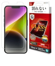 ラスタバナナ iPhone 14/ 13/ 13Pro 6.1インチ フィルム 割れない ガラスコート 高光沢 薄型 0.25mm 高感度 AP3480IP261