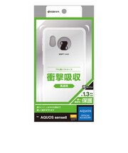 ラスタバナナ AQUOS sense8(SH-54D/SHG11) TPUケース CL 1.3mm クリア 7779AS8TPCL