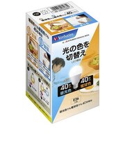 VERBATIMJAPAN LED電球 バーベイタム(Verbatim) E26 昼光色 40W相当 一般電球形 広配光 LDA6GLDV1