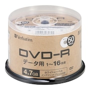 VERBATIMJAPAN データ用DVD-R 4.7GB 1-16倍速 50枚 スピンドル DHR47JP50SV1B