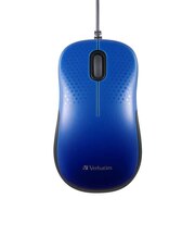 VERBATIMJAPAN　マウス [光学式 /有線 /3ボタン /USB] ブルー MUSYSBV3
