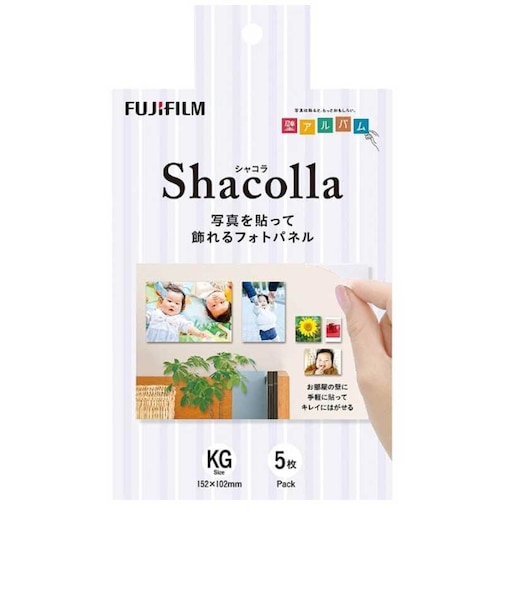富士フイルム　シャコラ(shacolla)壁タイプ 5枚パック KGサイズ WDKABEALKG5P