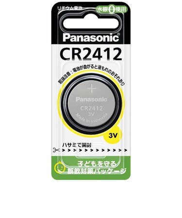 パナソニック　コイン型電池 [リチウム/1個] CR2412P