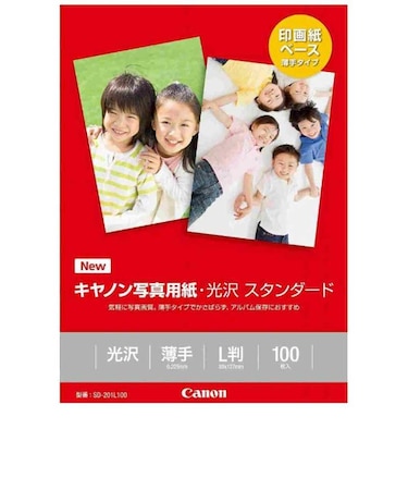 キヤノン　キヤノン写真用紙･光沢スタンダード｢薄手｣(L版･100枚) SD201L100