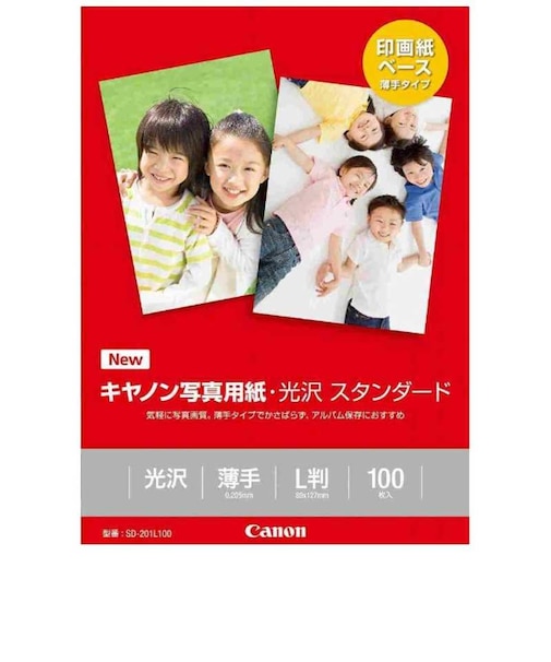 キヤノン　キヤノン写真用紙･光沢スタンダード｢薄手｣(L版･100枚) SD201L100