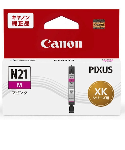 キヤノン　純正インクタンク プリンターインク マゼンタ XKIN21M