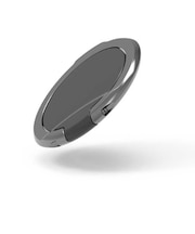 エレコム　スマートフォン用ストラップ フィンガーリング 薄型 ブラック PSTRSLBK