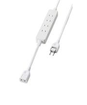 エレコム　電源タップ 1.5m ホワイト [本体部4個口 /独立部1個口] TADR52515WH
