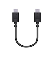 エレコム　USB2.0ケーブル USB Type-C to Type-C 0.1m PD 60W 急速充電 転送 ブラック MPAXCC01PNBK