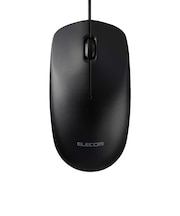 エレコム　マウス Lサイズ [光学式 /有線 /3ボタン /USB] ブラック MLE10URXBK