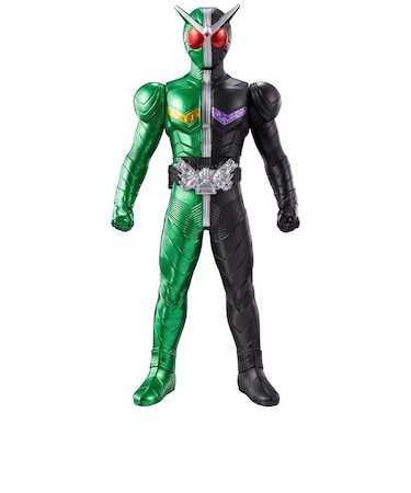 バンダイ　仮面ライダーソフビシリーズ 仮面ライダーW サイクロンジョーカー KRSSWｻｲｸﾛﾝJ