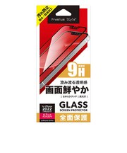 PGA iPhone 17e/16e/14/13/13 Pro用 液晶全面保護ガラス Premium Style スーパークリア PG22KGL060FCL