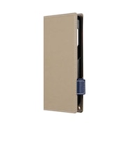 MSソリューションズ Galaxy S24 薄型・軽量PUレザー手帳ケース 「Twoal W」 ベージュ LN24SG1BLP2BG